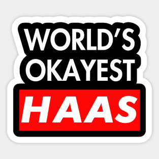 Haas Sticker